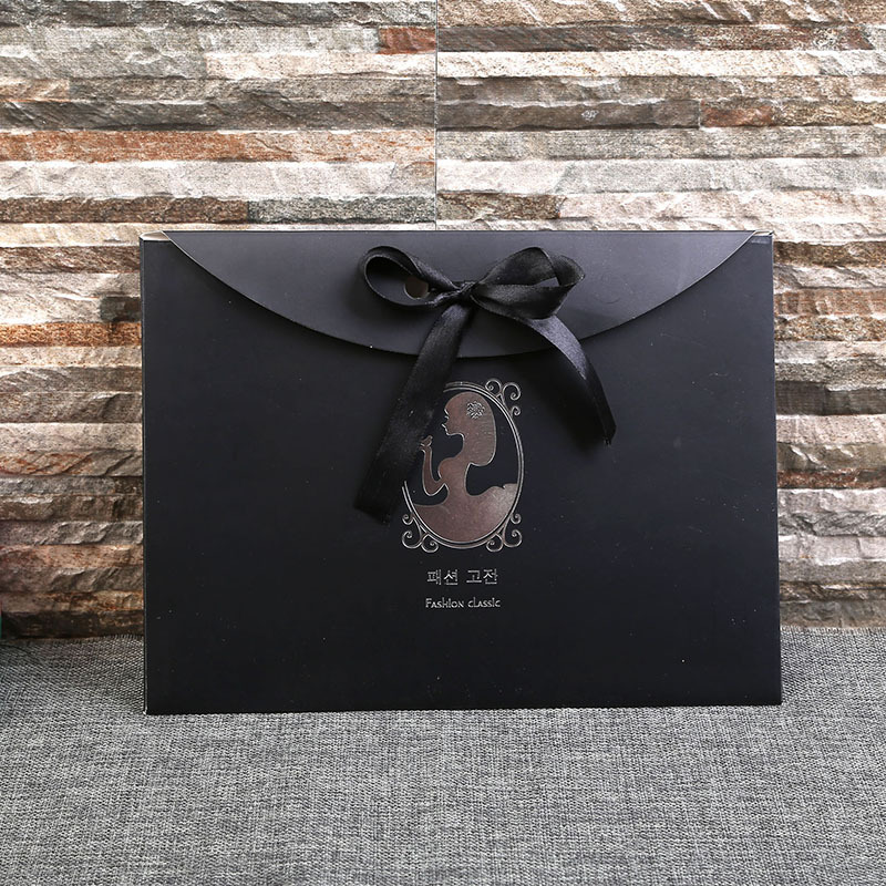Κορεάτικα λεπτό δερμάτινο παντελόνι Παντελόνια κουτί γυαλιστερά παντελόνια γκέτες καλσόν καλσόν μαύρη κορδέλα κουτί συσκευασίας